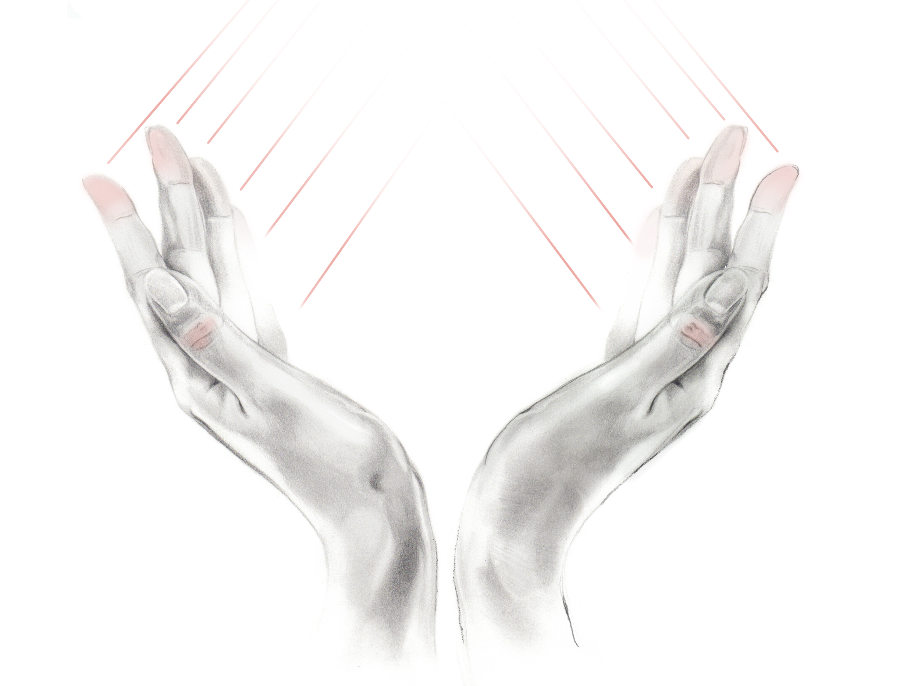 Zeichnung Heilseminare weiss